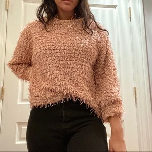 ✨TEXTURED PINK SWEATER✨